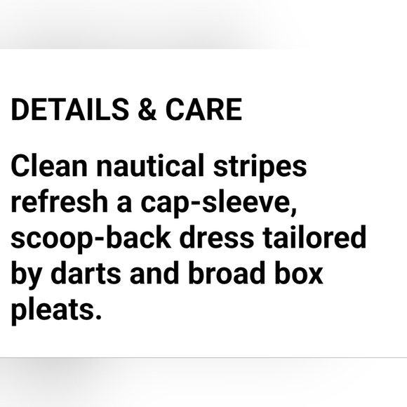 Kate Spade Never Worn New With Tags Size 0 Navy and White Striped Mini Dress - Picture 4 of 16